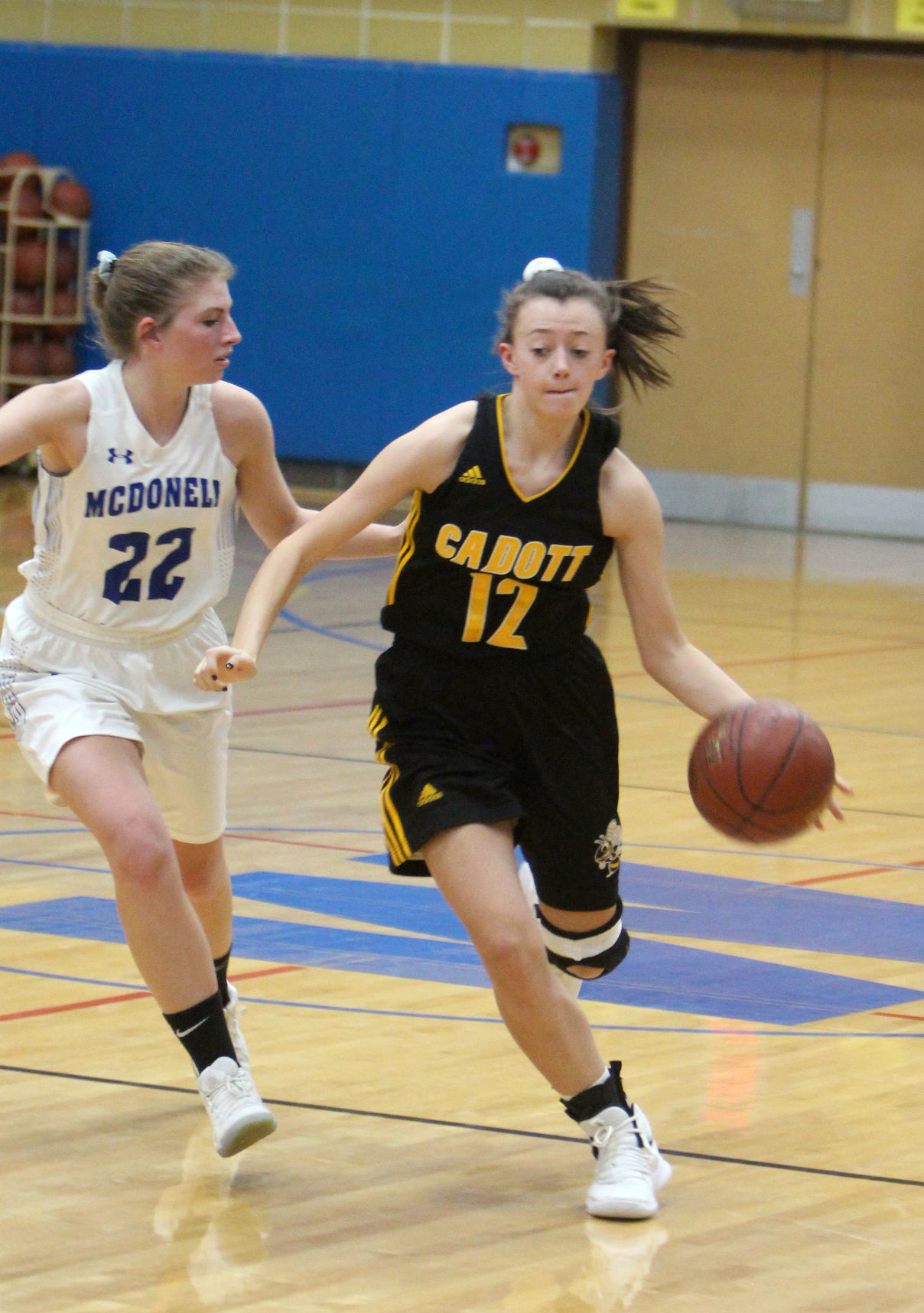 Cadott at McDonell girls basketball 1-3-19